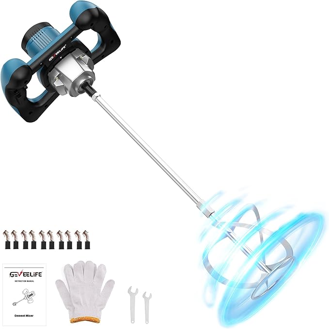 Geveelife Concrete Cement Electric Mixer Machine